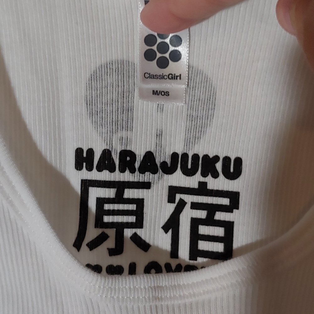 Harajuku Lovers white tank top - Picture 2 of 4